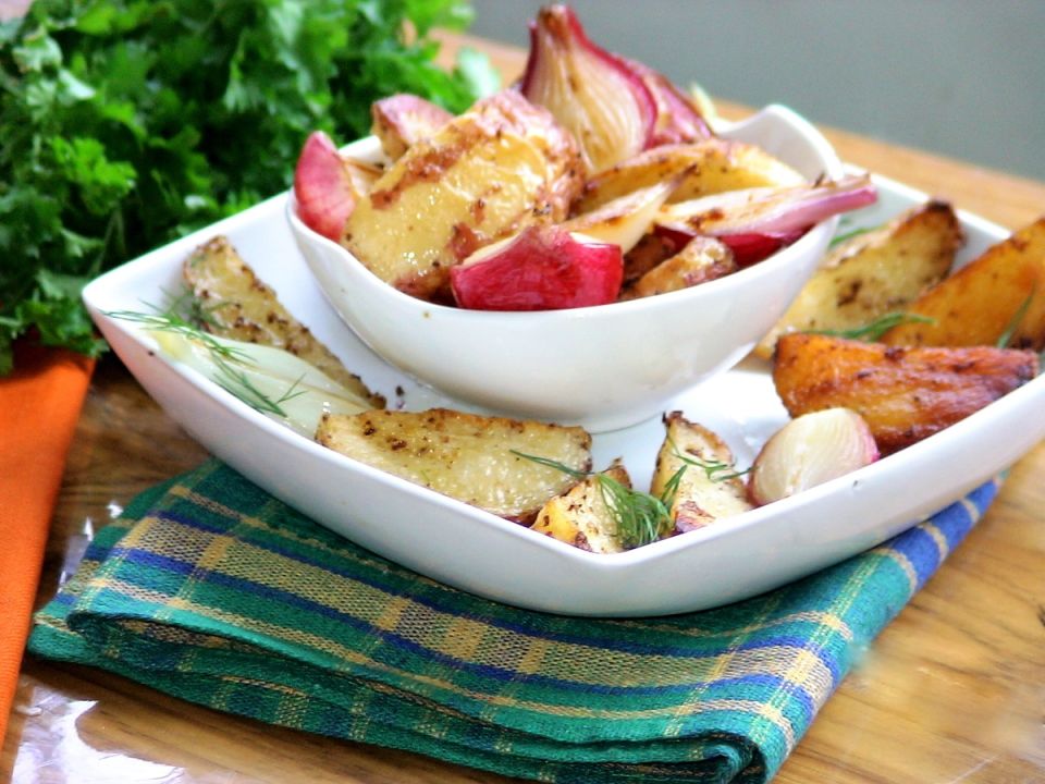 Пряный картофель по-бомбейски