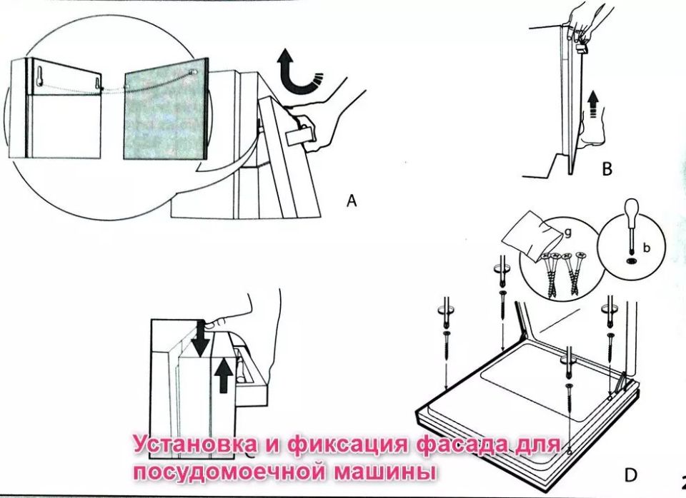 Как установить фасад на посудомоечную машину: практическое руководство для вашей кухни