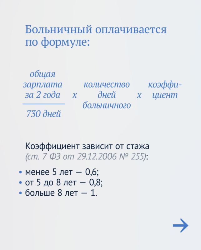 Три важных факта о больничном: