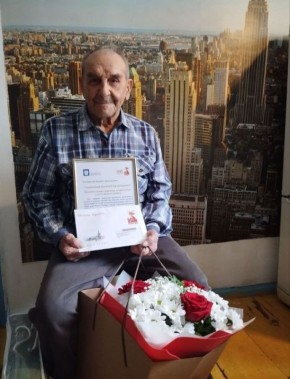 Сегодня, 25 октября, Василию Прокопьевичу Боровинских, ветерану Великой Отечественной войны (участнику трудового фронта), исполнилось 95 лет