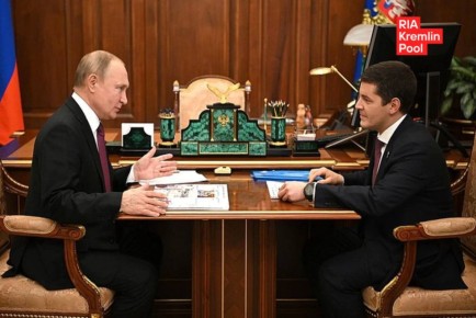 Путин во вторник примет с докладом губернатора ЯНАО Артюхова