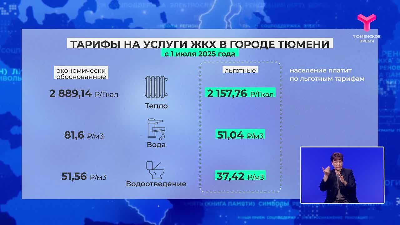 Для роста тарифов в Тюменской области есть объективные основания