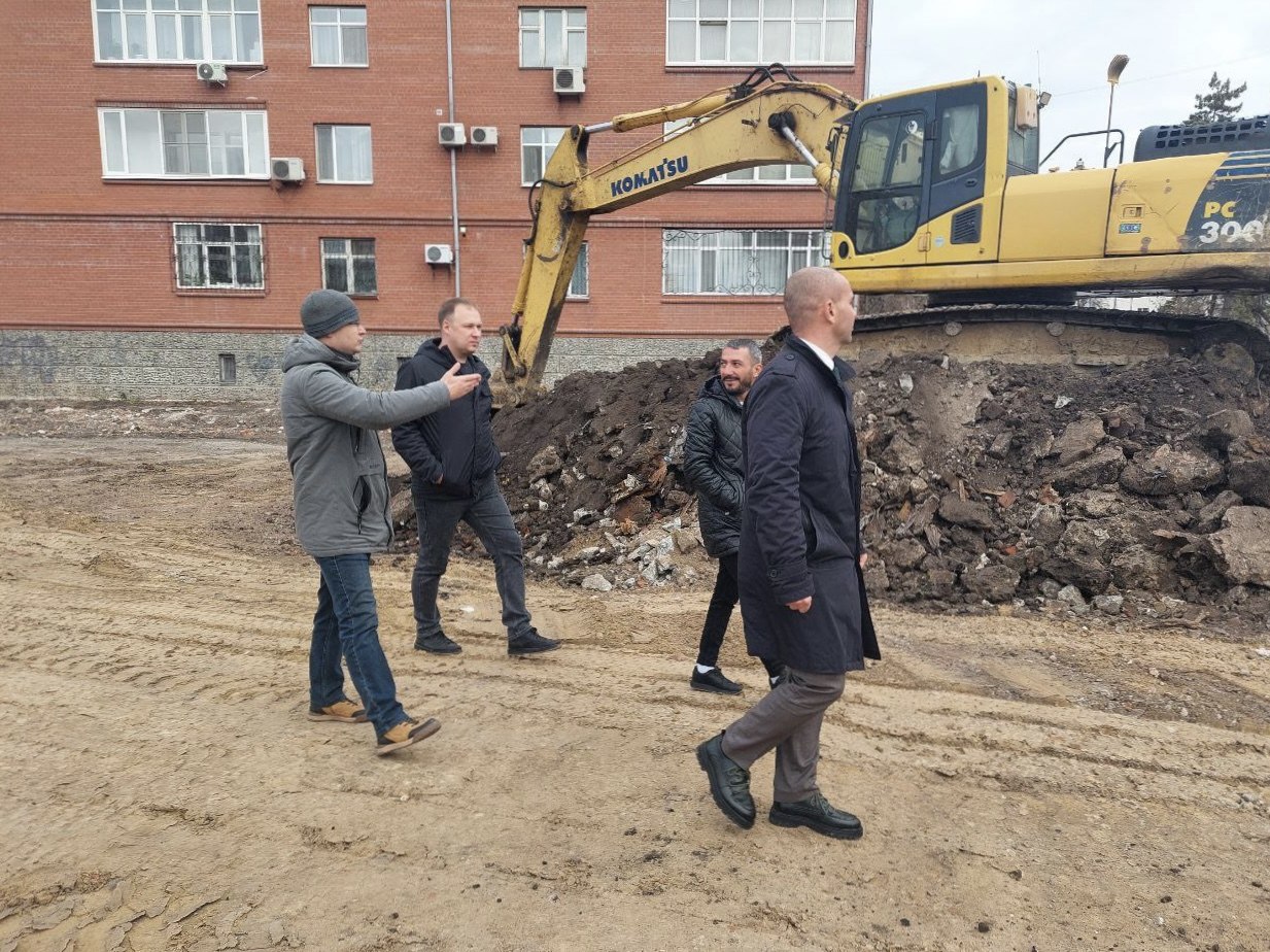 Продолжаются работы по созданию сквера в честь героев СВО