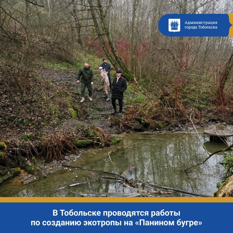 Ученые Тобольской комплексной научной станции УрО РАН проводят исследования для определения маршрута будущей тропы