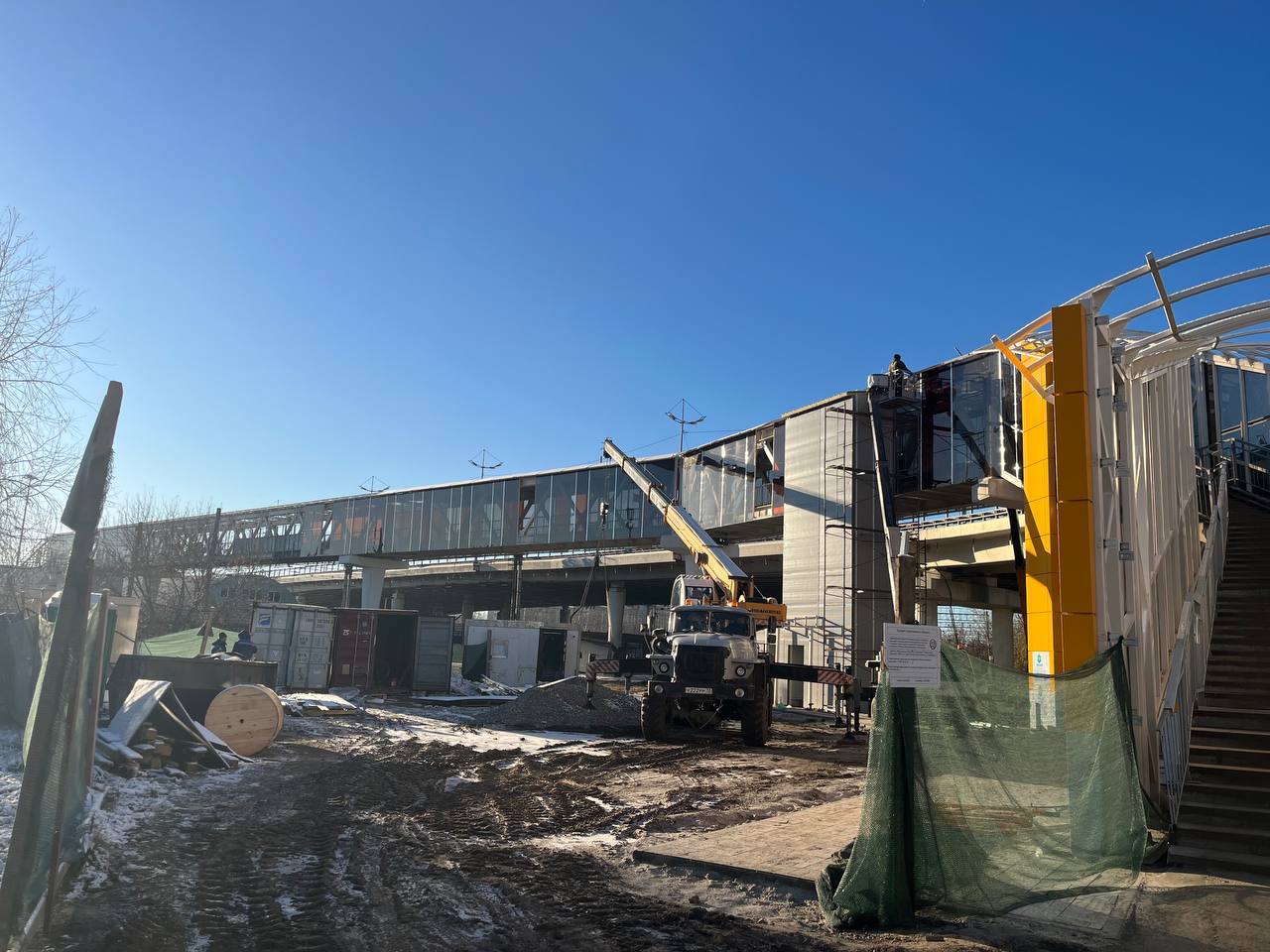 Максим Афанасьев: Переход возле моста «Стрела» (расположенного на улице Мориса Тореза) преображается на глазах! Максим Афанасьев: Переход возле моста «Стрела» (расположенного на улице Мориса Тореза) преображается на глазах!