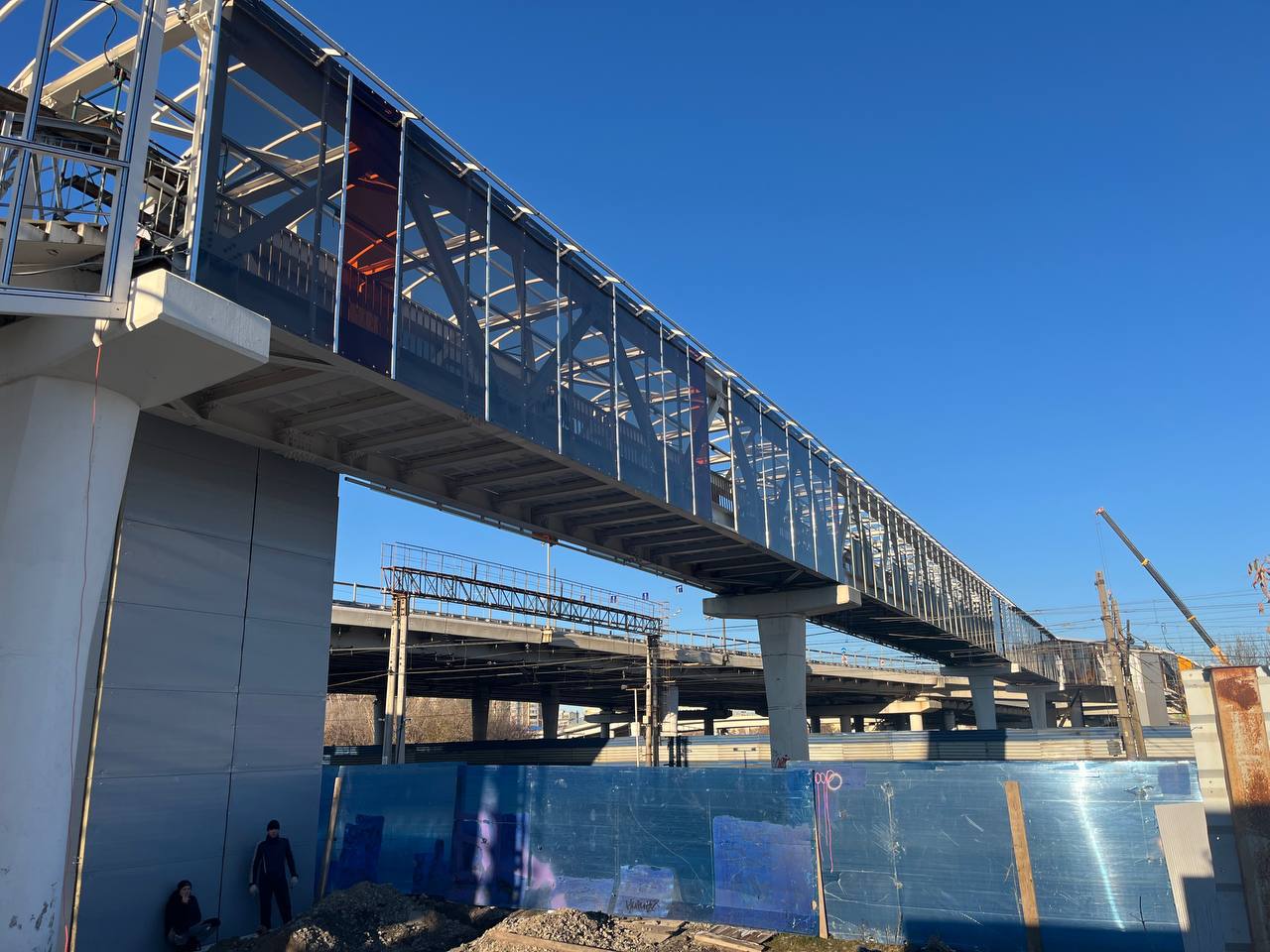 Максим Афанасьев: Переход возле моста «Стрела» (расположенного на улице Мориса Тореза) преображается на глазах! Максим Афанасьев: Переход возле моста «Стрела» (расположенного на улице Мориса Тореза) преображается на глазах!