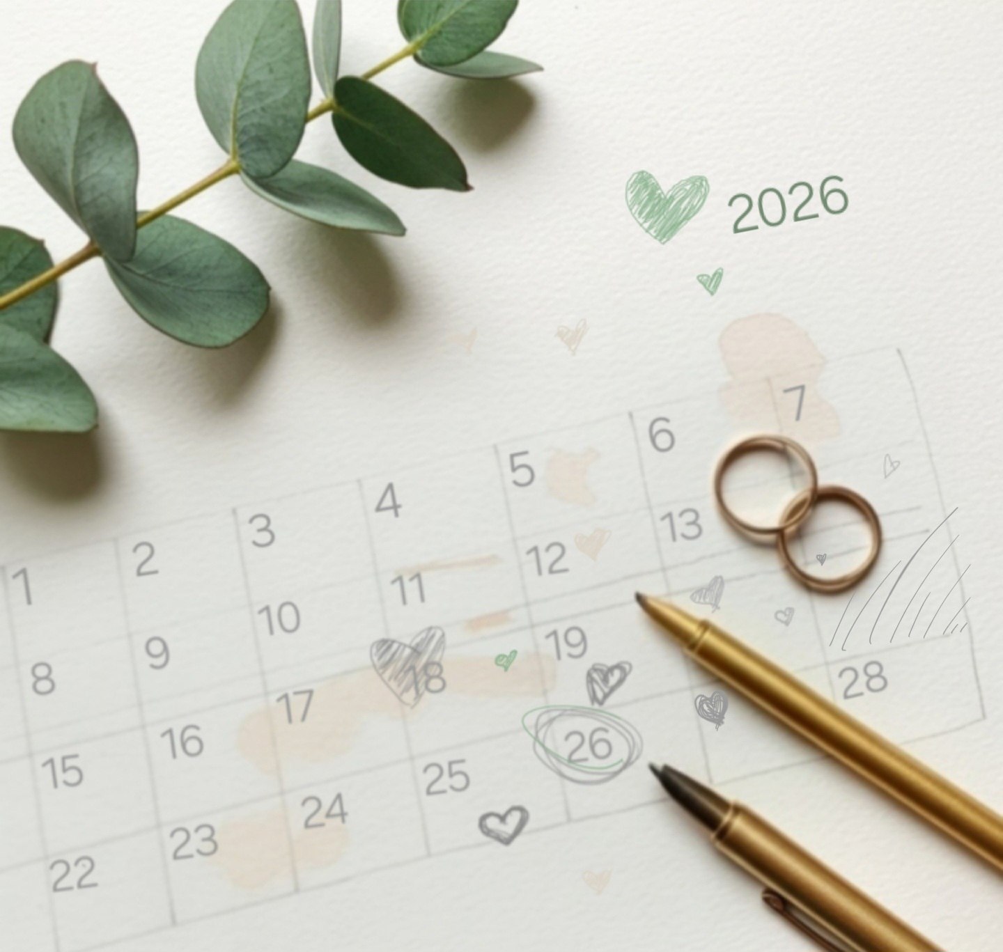 Для молодоженов Тюменской области открыто бронирование красивых дат свадьбы в 2026 году