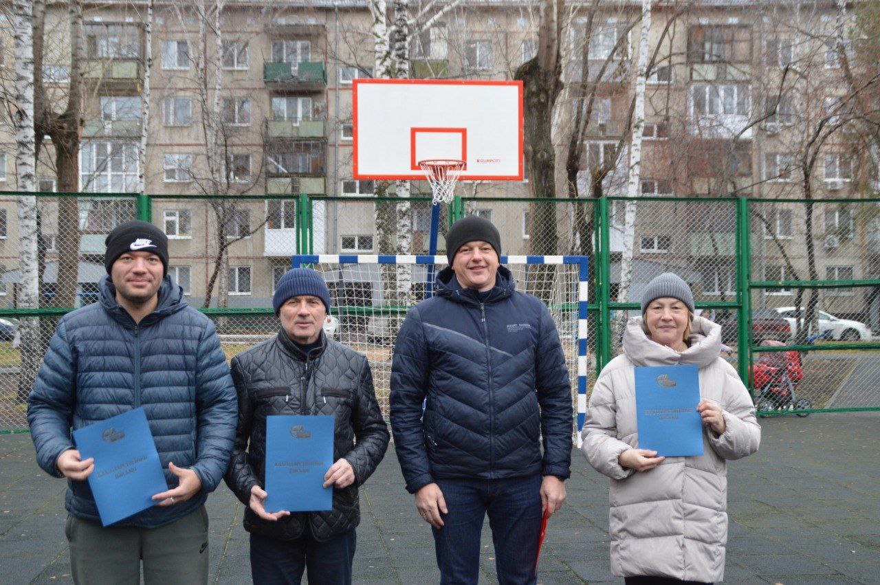 ВАО: обновление спортивной площадки ВАО: обновление спортивной площадки