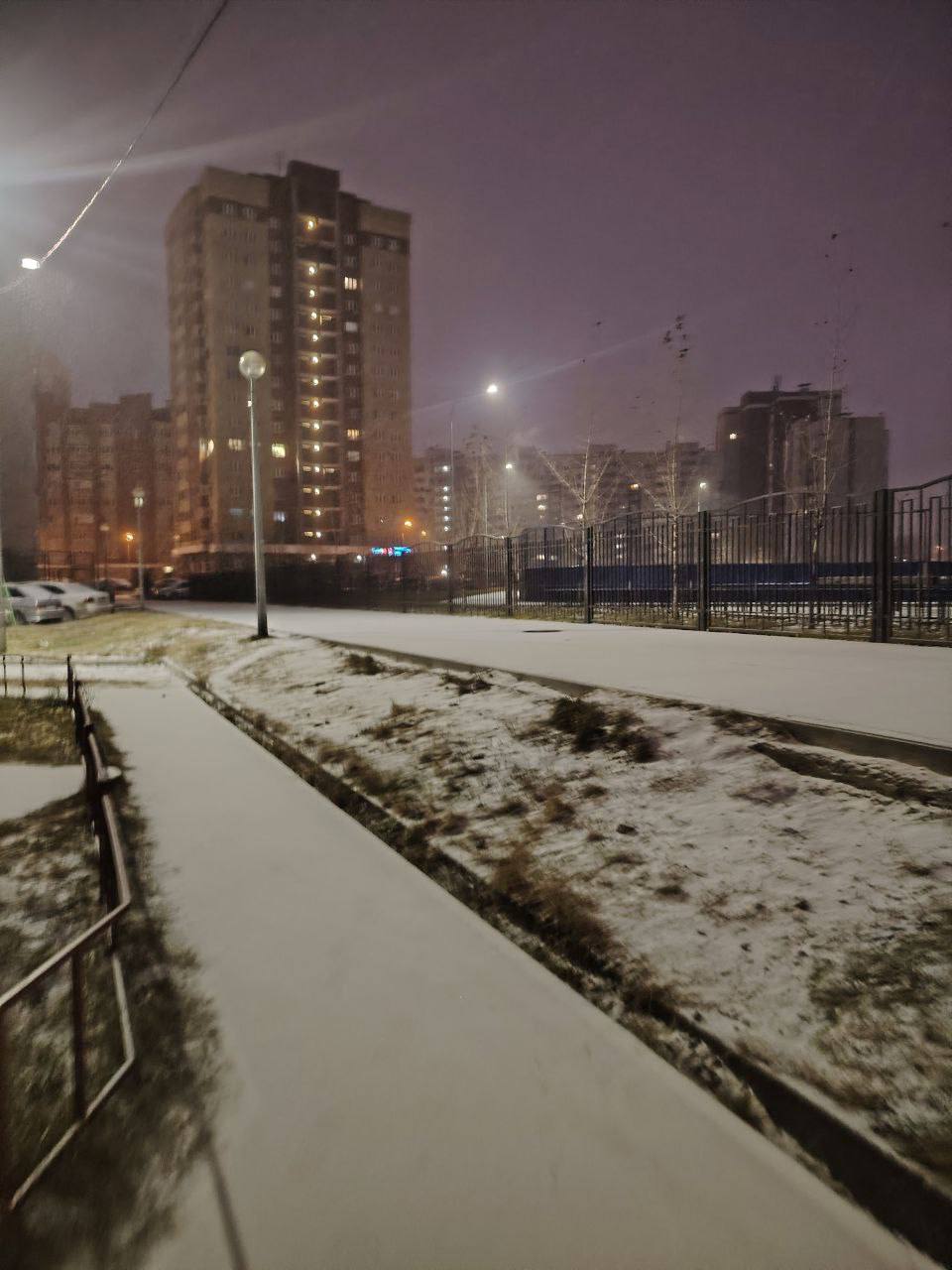 В Тюмени было вновь снежное утречко