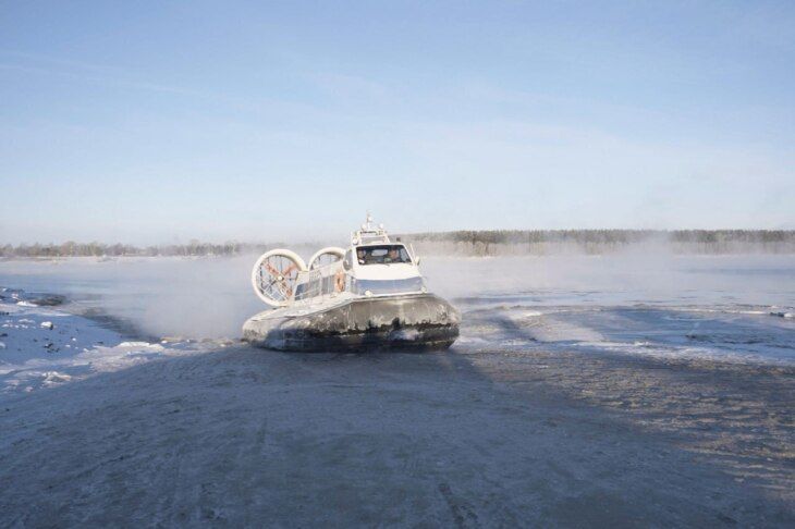Прямую онлайн-трансляцию переправы через Иртыш запустили в Уватском округе