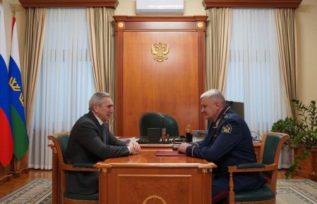 Тюменский губернатор провёл рабочую встречу с начальником регионального УФСИН