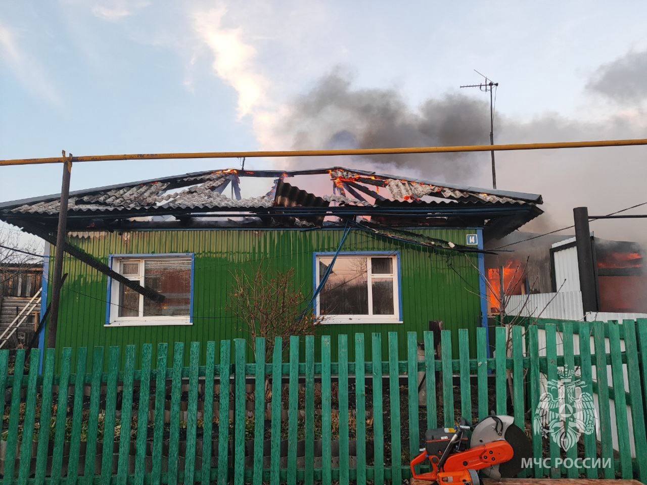 Смертельный пожар случился днем в Голышманова Смертельный пожар случился днем в Голышманова