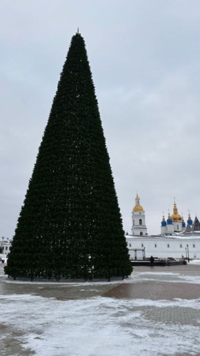 В Тобольске уже стоит главная ёлочка!