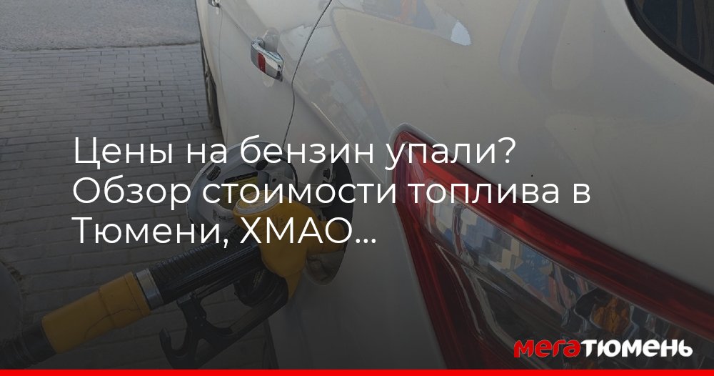 Цены на бензин упали? Обзор стоимости топлива в Тюмени, ХМАО и ЯНАО