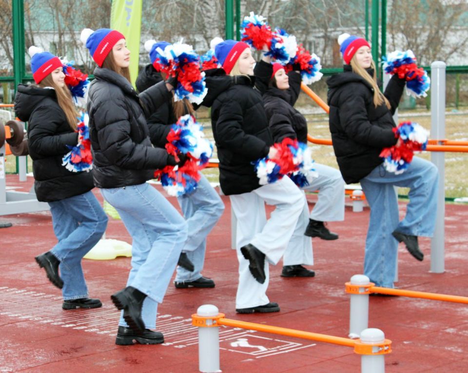 В Юргинском округе открыли новую спортивную площадку для выполнения нормативов ГТО