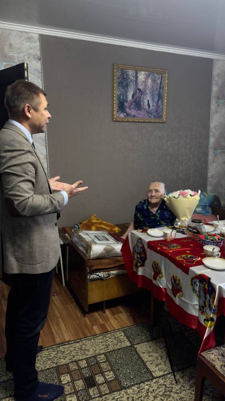 Участница трудового фронта Анна Петровна Кучина отметила 100-летний юбилей!