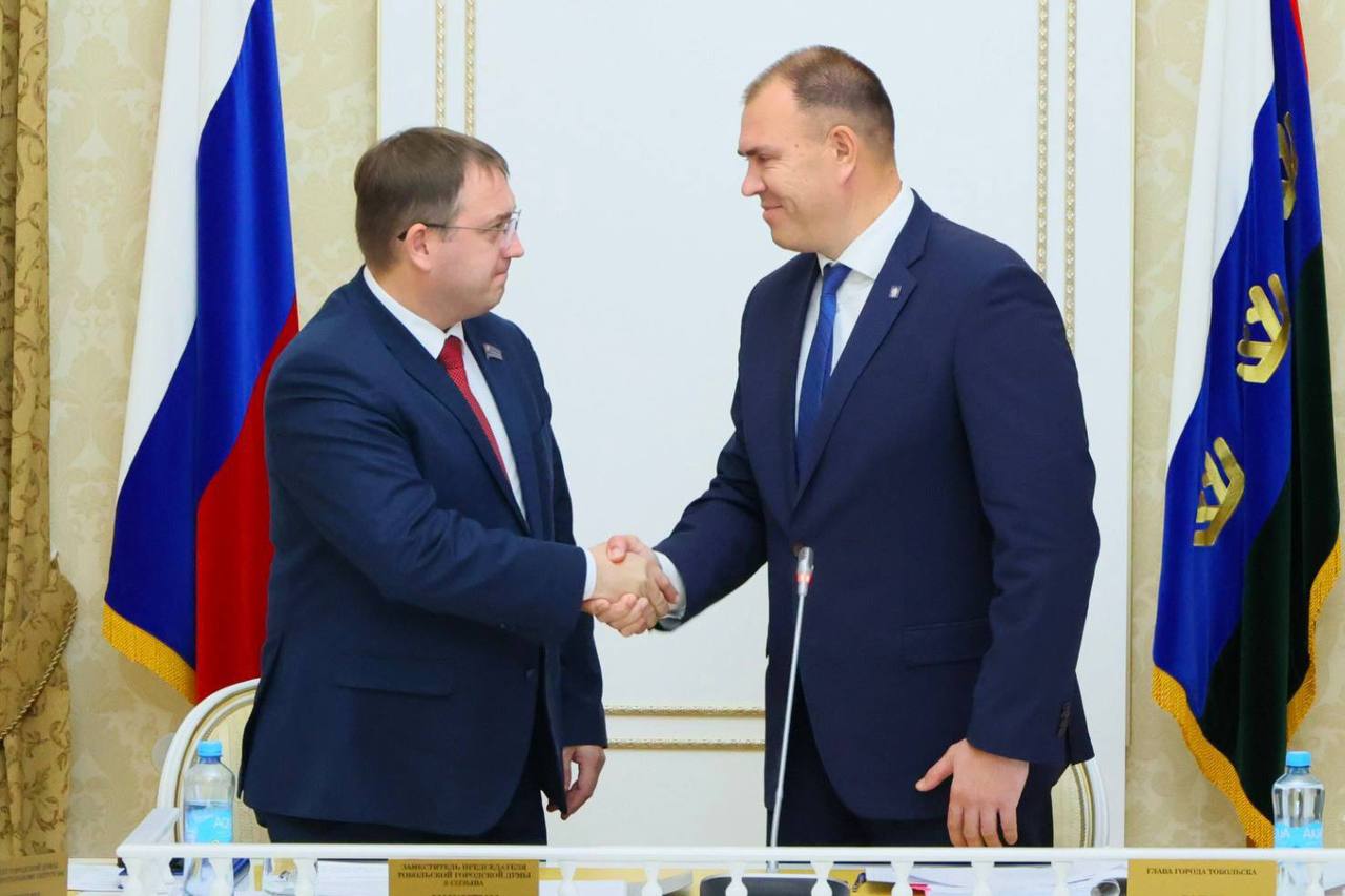 Сегодня на очередном заседании Тобольской городской думы VIII созыва депутаты единогласно избрали Михаила Никитина председателем представительного органа