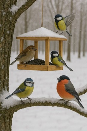 Как помочь пернатым пережить зиму