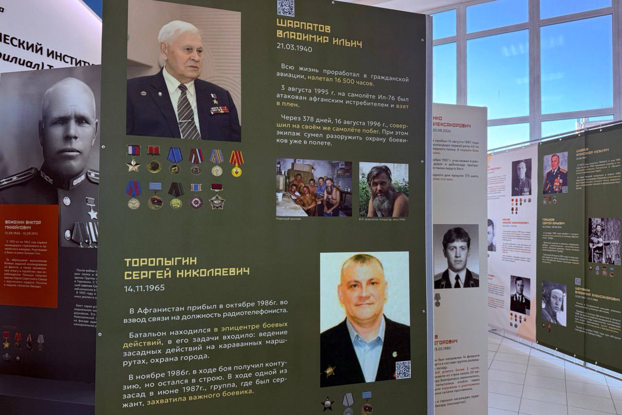 В стенах Тобольского пединститута им. Д.И. Менделеева состоялось торжественное открытие экспозиции «Герои земли Тюменской», посвященной 50 героям-землякам В стенах Тобольского пединститута им. Д.И. Менделеева состоялось торжественное открытие экспозиции «Герои земли Тюменской», посвященной 50 героям-землякам