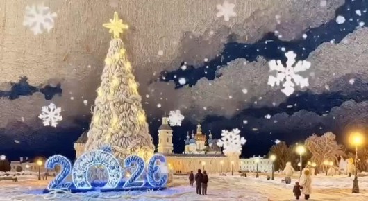 Глава Тобольска поделился кадрами вязанного города