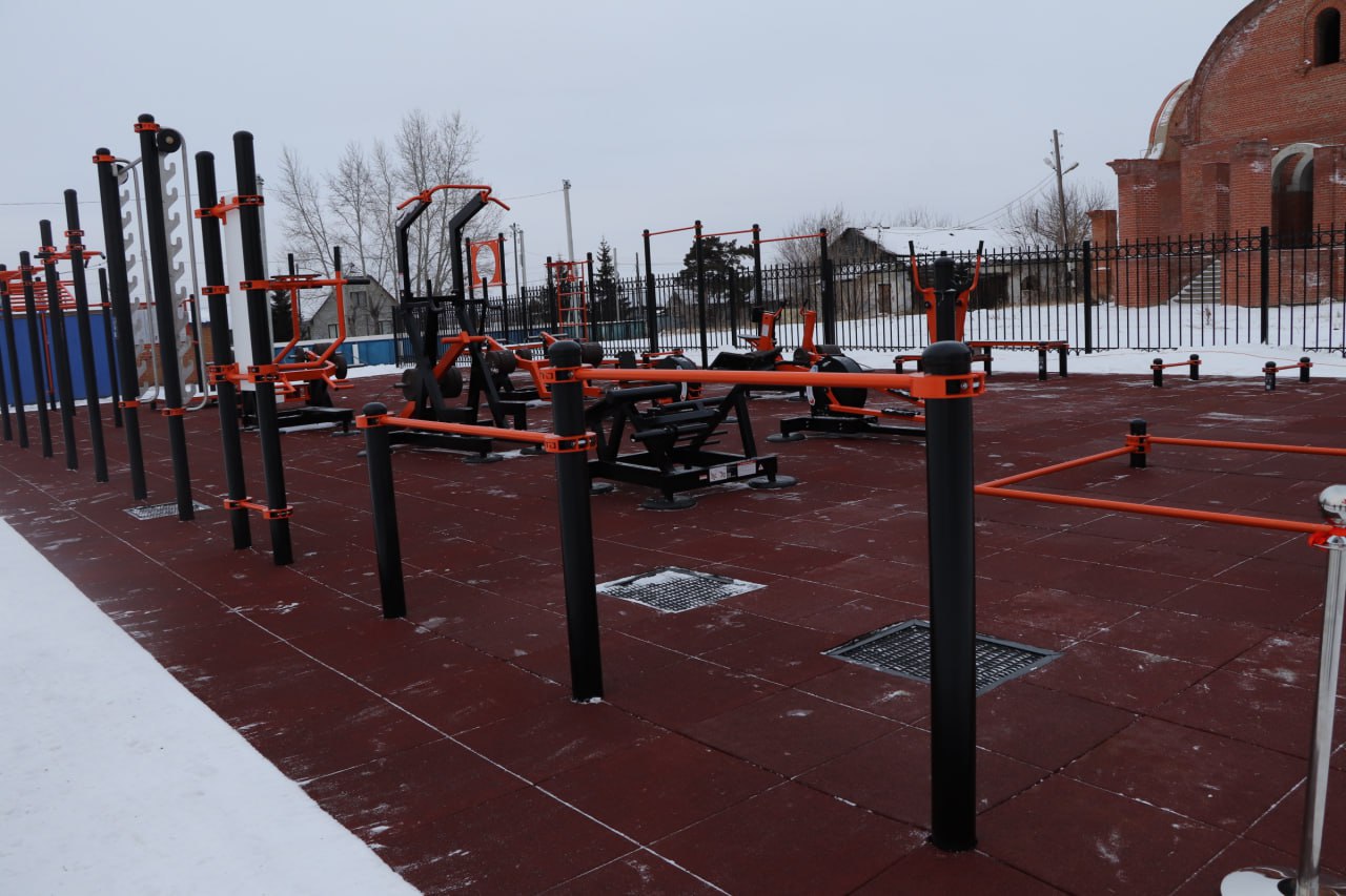 Новую площадку для сдачи норм ГТО открыли в селе Сладково