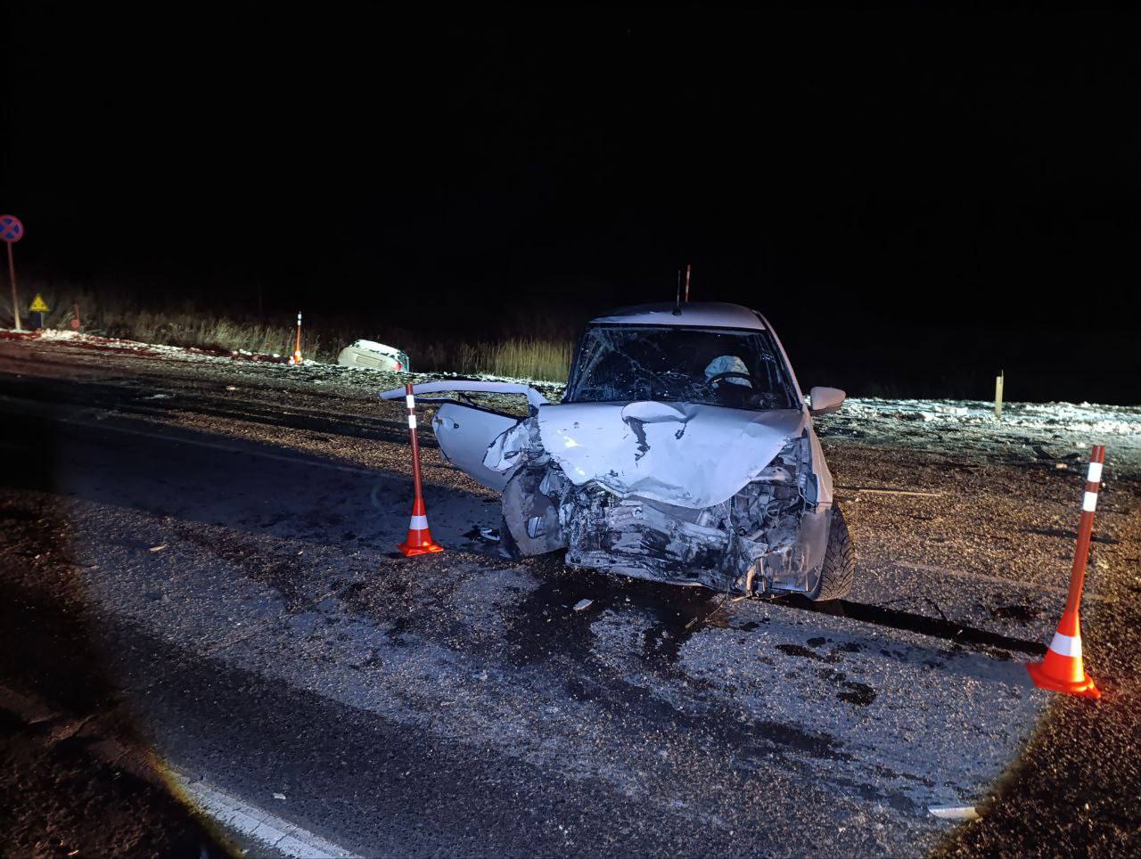 Смертельная авария произошла накануне на трассе Курган-Тюмень в Исетском округе