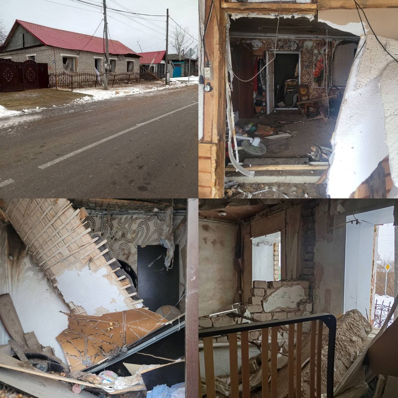 Две тюменские семьи остались без крова из-за взрыва газа Две тюменские семьи остались без крова из-за взрыва газа