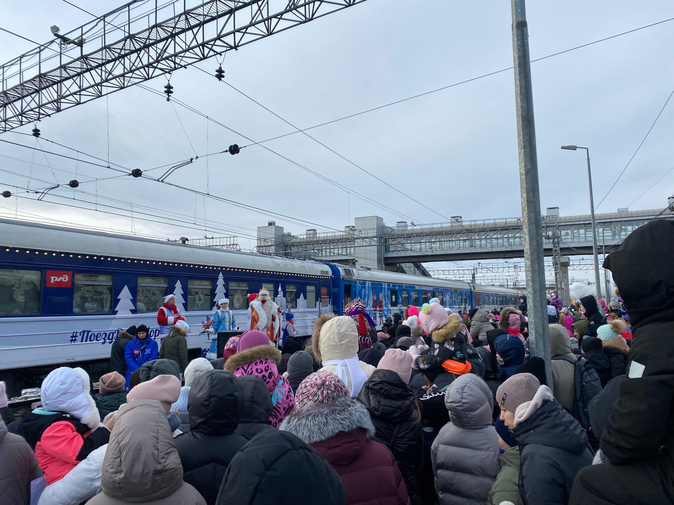 Тюмень прибыл поезд Дедушки Мороза! Тюмень прибыл поезд Дедушки Мороза!
