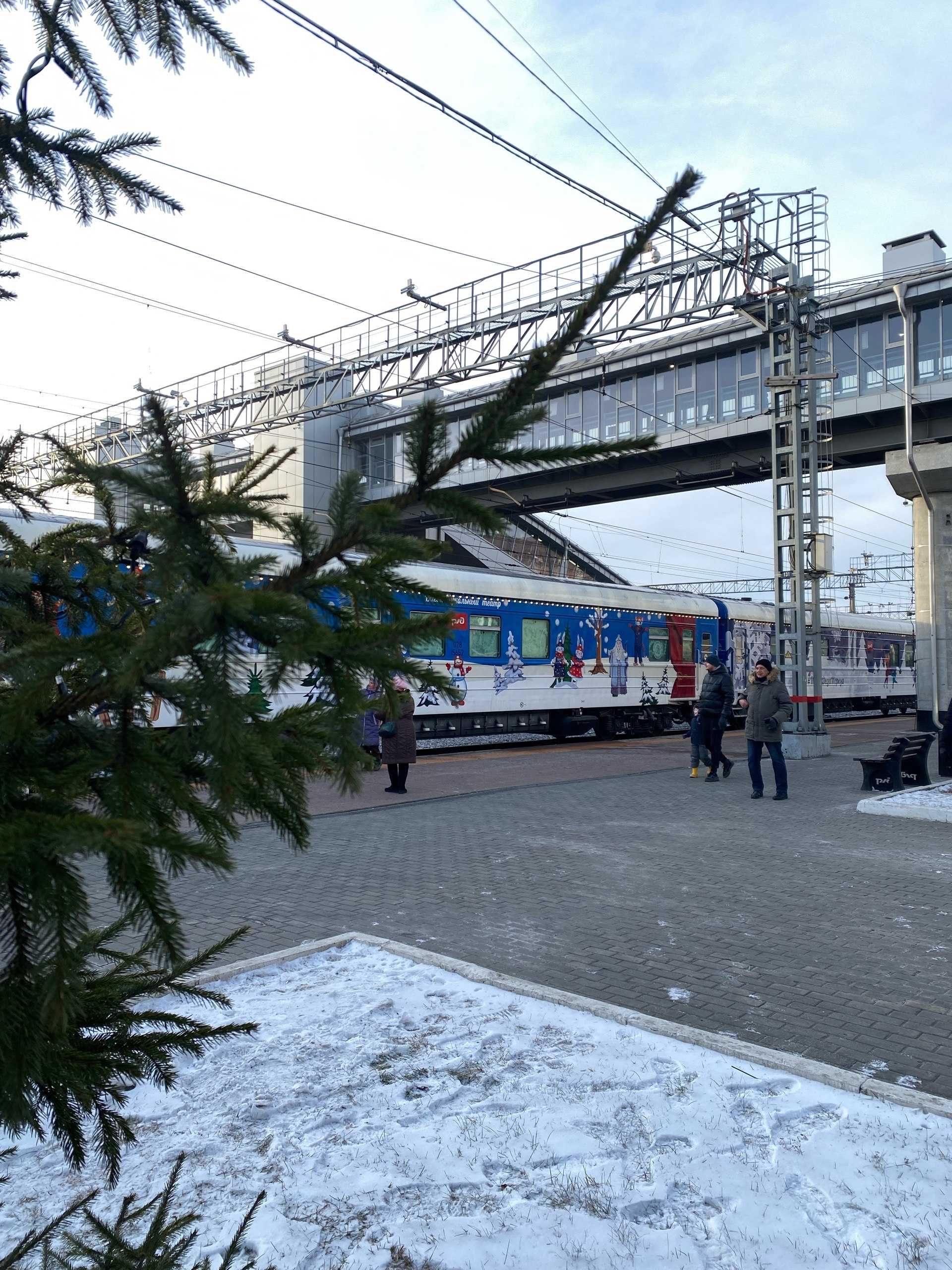 Тюмень прибыл поезд Дедушки Мороза! Тюмень прибыл поезд Дедушки Мороза!