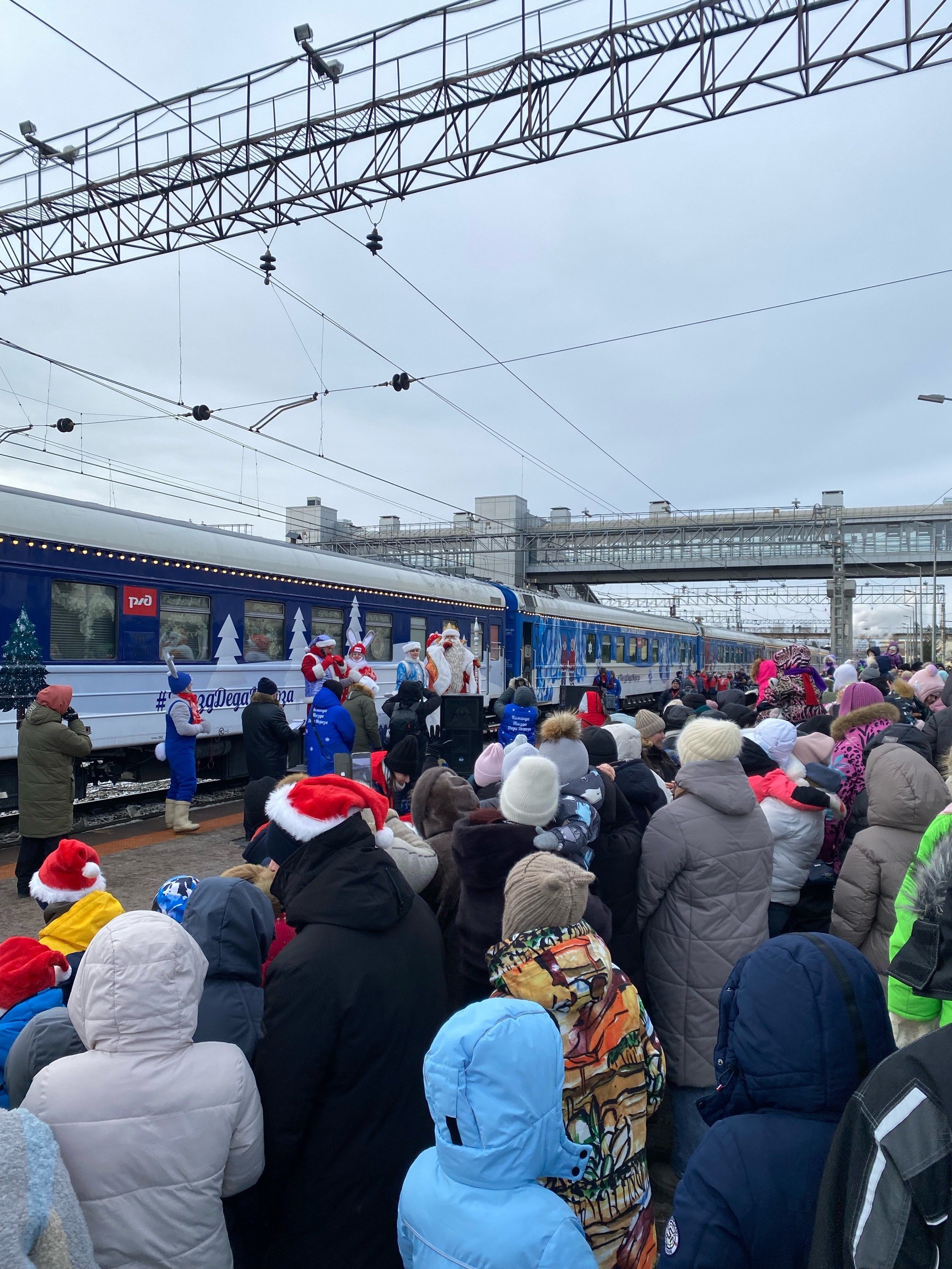 Тюмень прибыл поезд Дедушки Мороза! Тюмень прибыл поезд Дедушки Мороза!