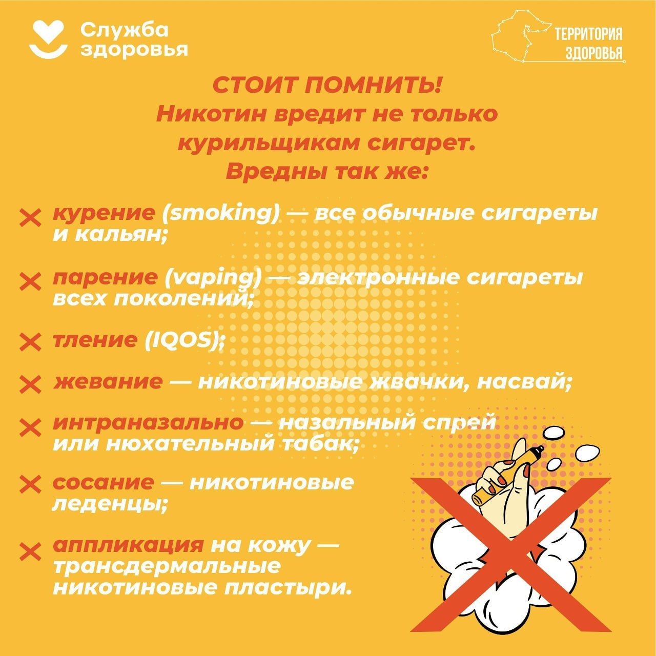 Профилактика потребления никотиносодержащей продукции — одна из ключевых задач в сохранении здоровья Профилактика потребления никотиносодержащей продукции — одна из ключевых задач в сохранении здоровья