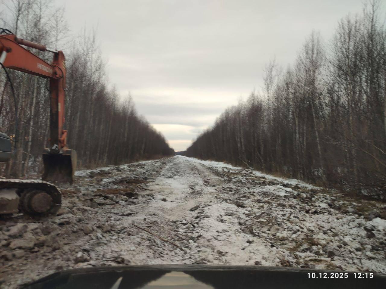 Работы по устройству и содержанию автозимника идут в Нижнетавдинском округе Работы по устройству и содержанию автозимника идут в Нижнетавдинском округе