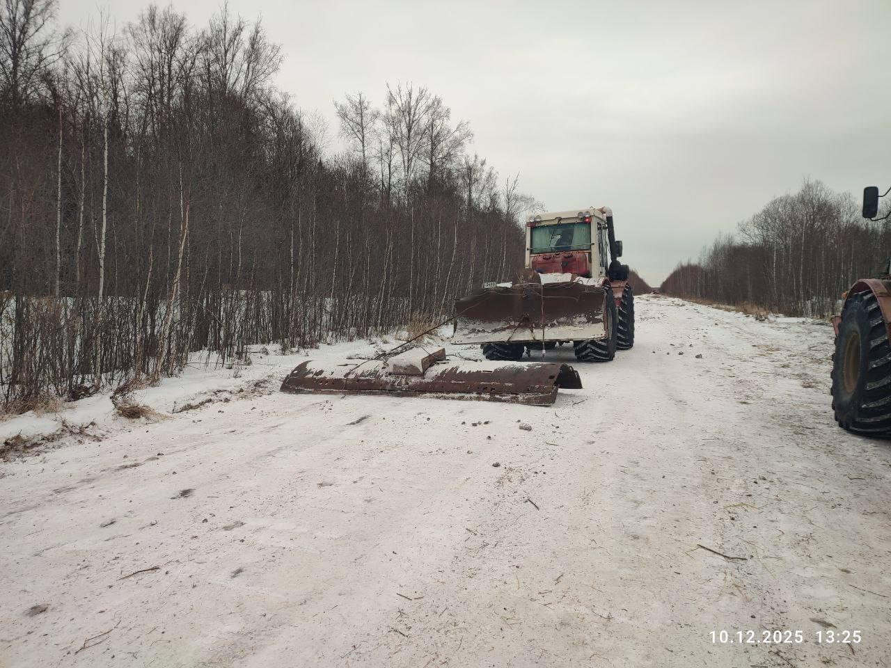 Работы по устройству и содержанию автозимника идут в Нижнетавдинском округе