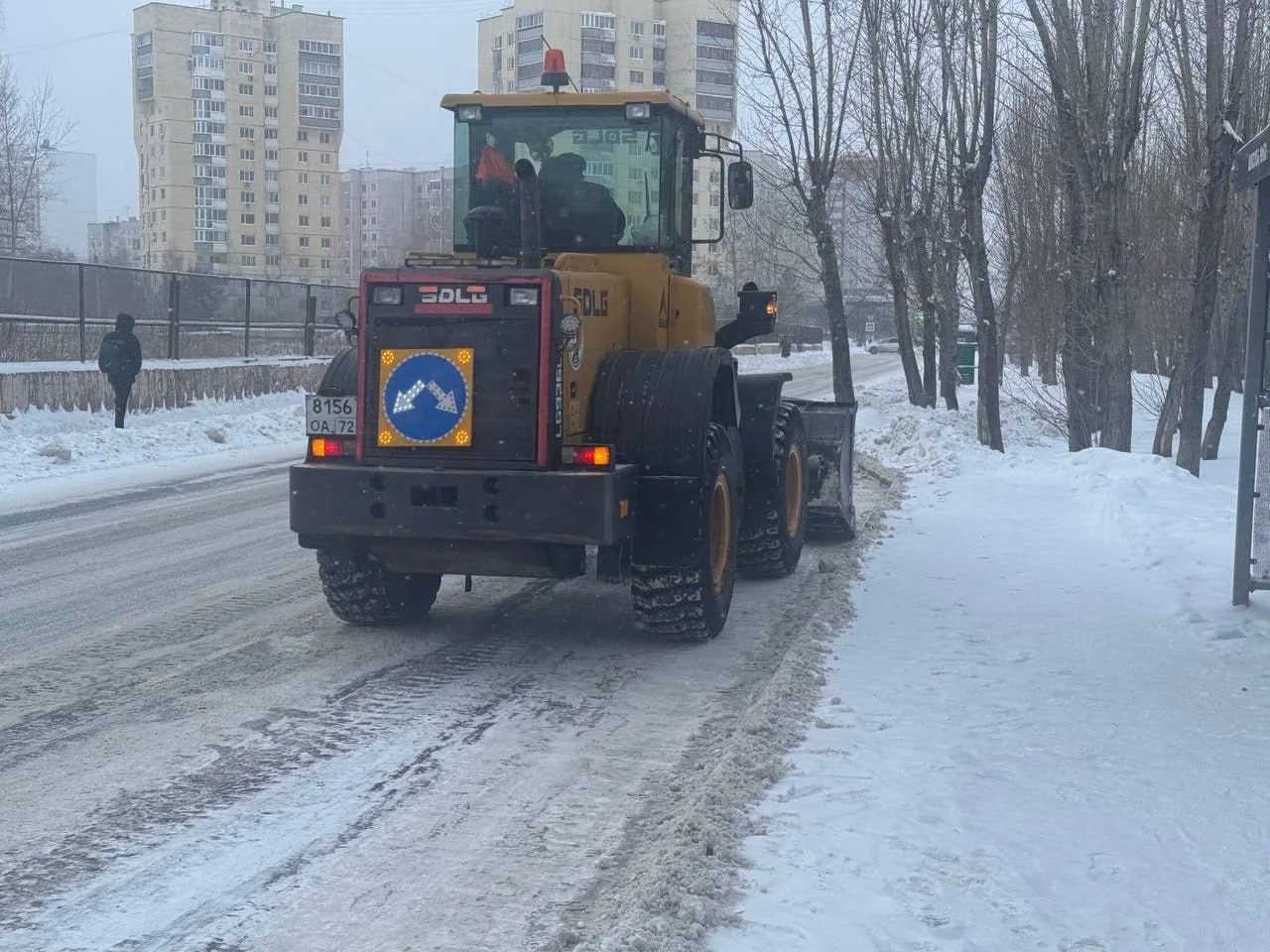 Норма декабря выполнена. Уборку снега продолжаем