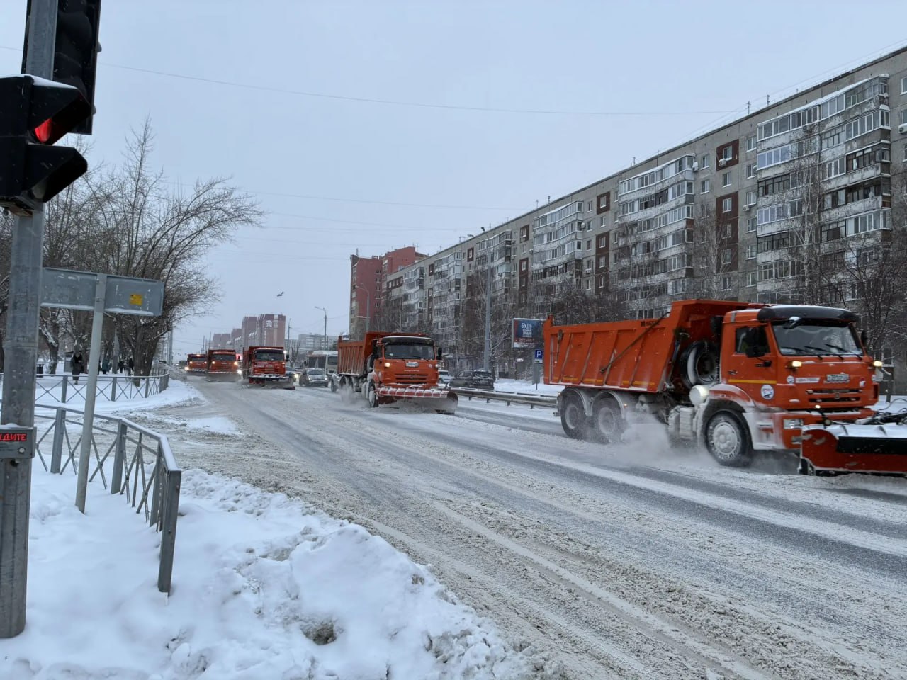 Норма декабря выполнена. Уборку снега продолжаем Норма декабря выполнена. Уборку снега продолжаем