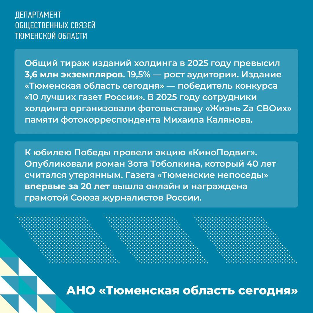 #Итоги2025: масштабные информационные кампании реализовал департамент общественных связей Тюменской области #Итоги2025: масштабные информационные кампании реализовал департамент общественных связей Тюменской области