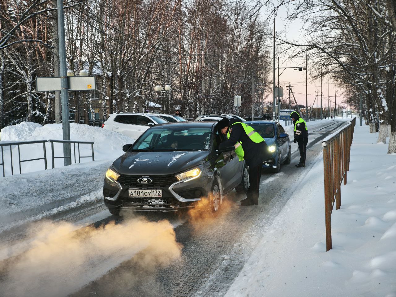 Массовый рейд по выявлению пьяных водителей прошел в Тюменском округе Массовый рейд по выявлению пьяных водителей прошел в Тюменском округе