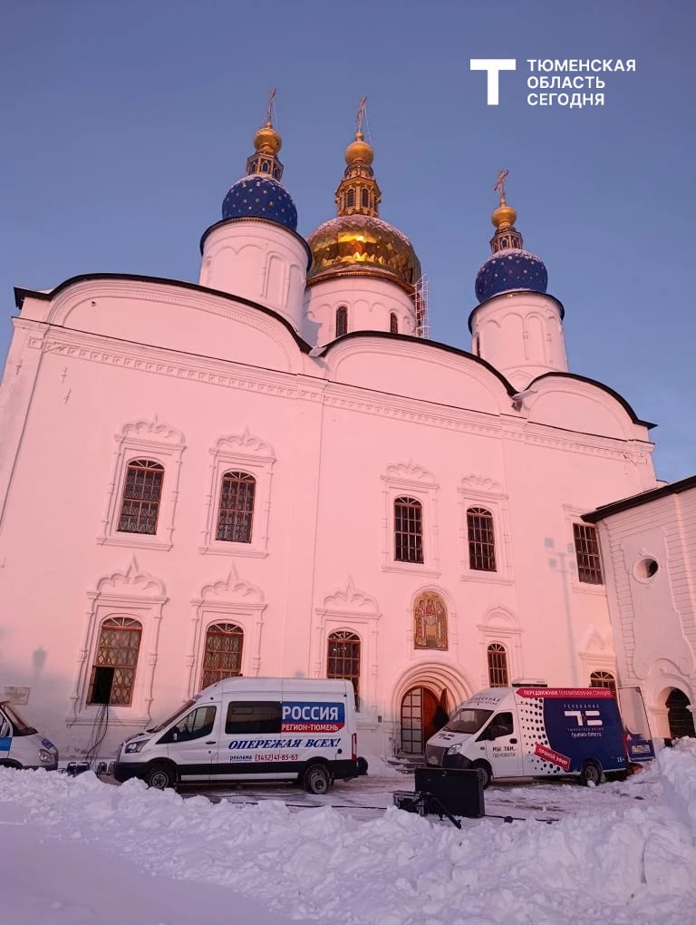 Идёт подготовка к прямой трансляции Рождественского богослужения