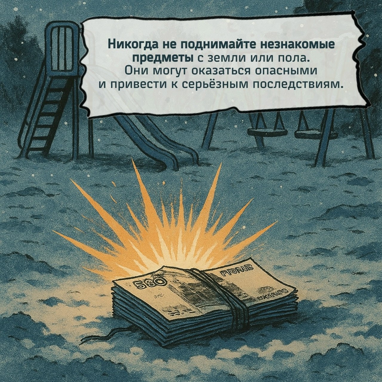 Незнакомые предметы — зона опасности Незнакомые предметы — зона опасности