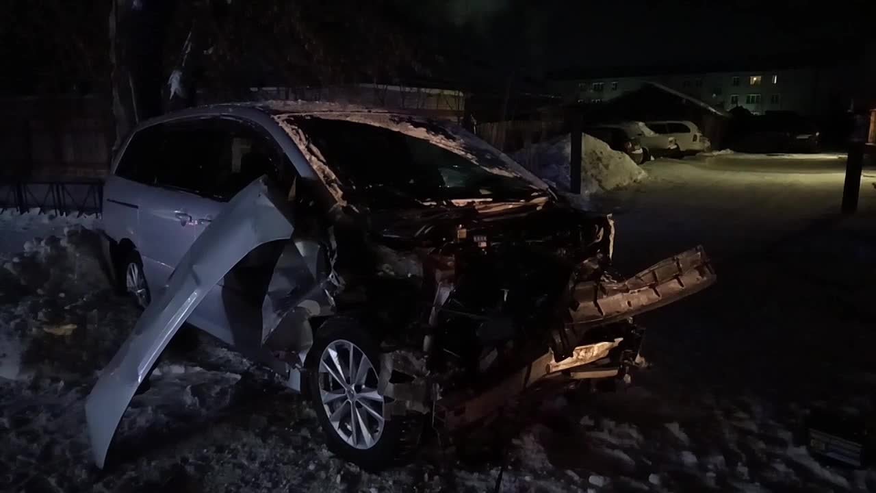 Ночная дорожная трагедия произошла в Ишиме во время поездки пьяного студента-"бесправника" на чужом автомобиле