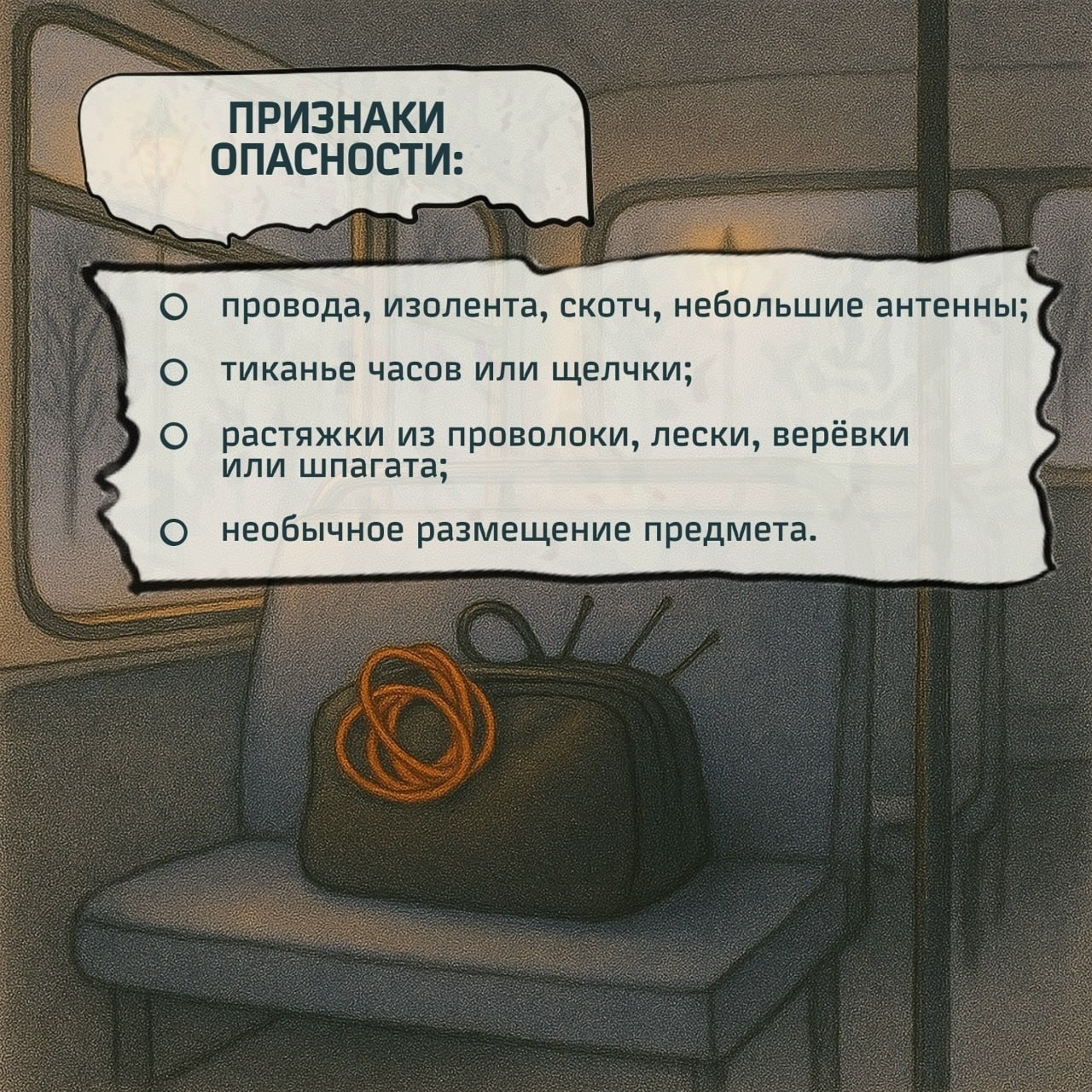 Незнакомые предметы — зона опасности Незнакомые предметы — зона опасности