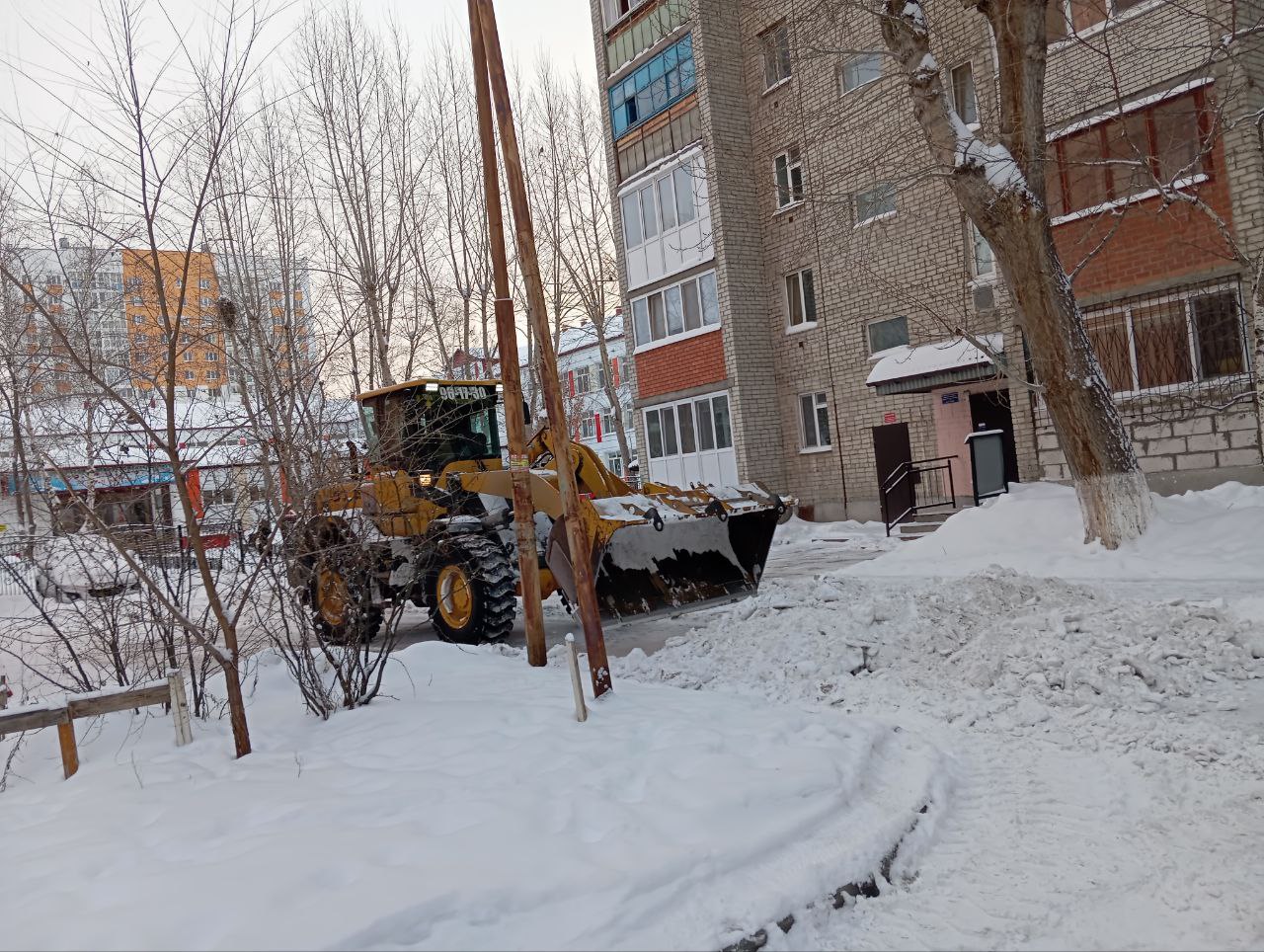 Двор как зимняя сказка, а не снежный плен Двор как зимняя сказка, а не снежный плен