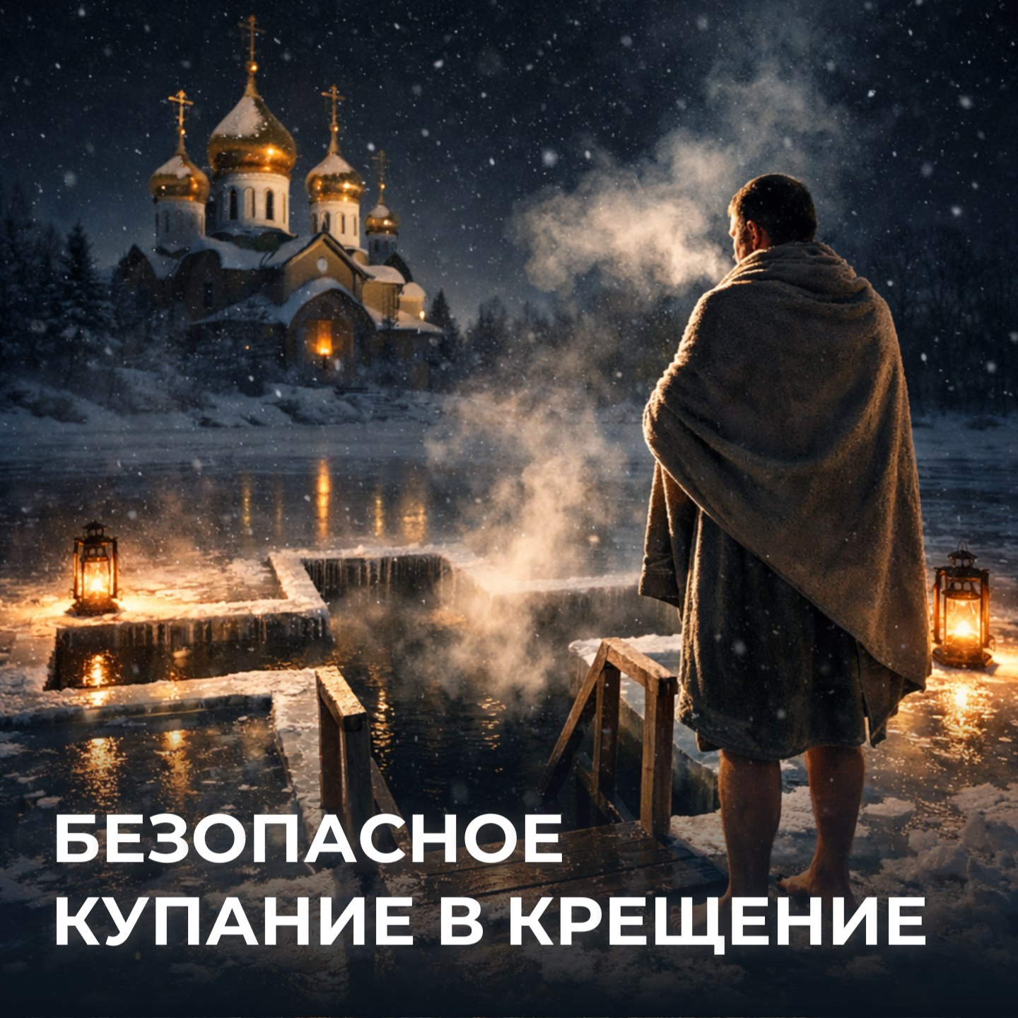 Собираетесь окунуться в прорубь? Помните о безопасности!