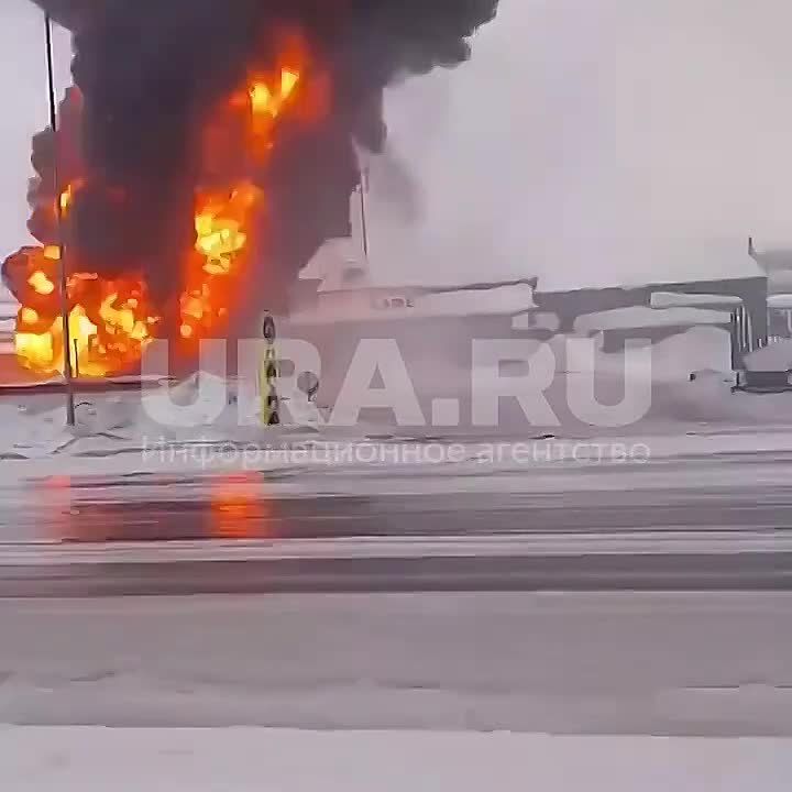 На заправке прогремел мощный взрыв