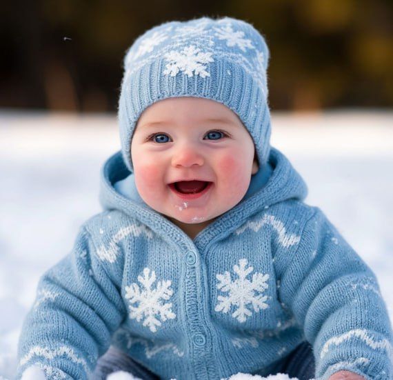 Сколько снежинок в январе?