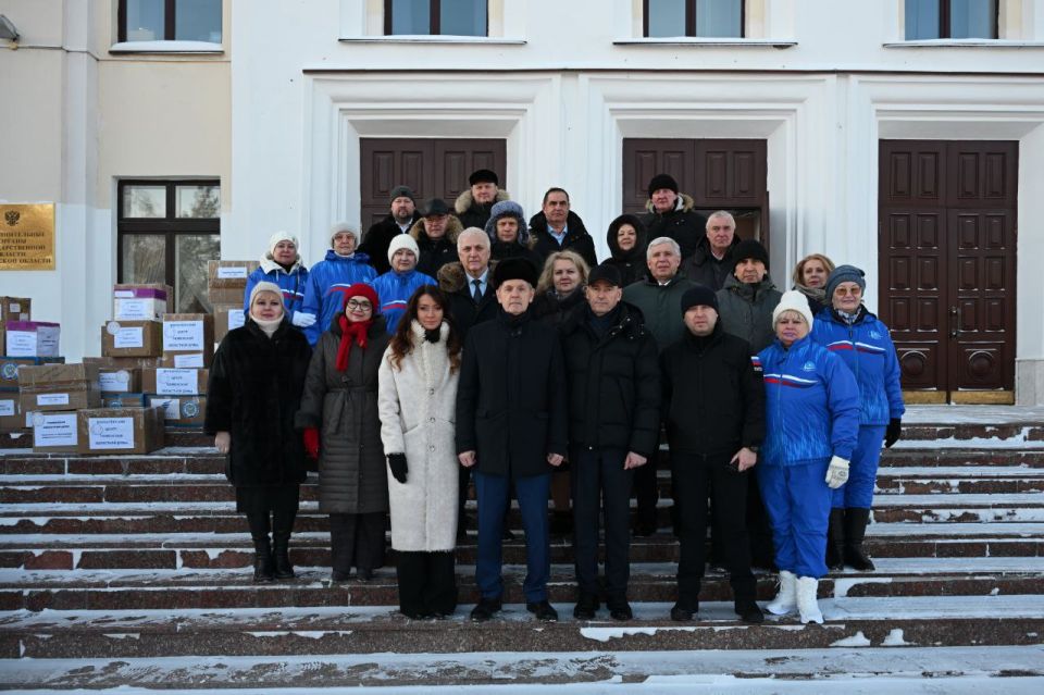 Волонтерский центр Тюменской областной думы отправил очередной 13-й гуманитарный груз участникам СВО