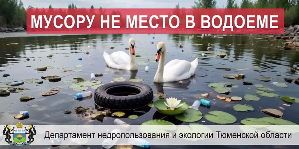Департамент недропользования и экологии Тюменской области представляет социальную рекламу, посвящённую проблеме обращения с отходами
