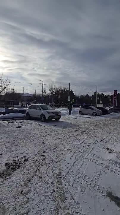 Марш курсантов Тюменского высшего военно-инженерного командного училища имени Прошлякова на «Лыжню России»!