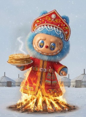 Огромную лабубу сожгут на Масленицу в Липецкой области
