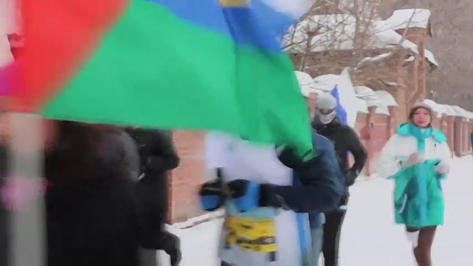 «Менделеевский заряд» объединил более 80 бегунов в Тобольске!